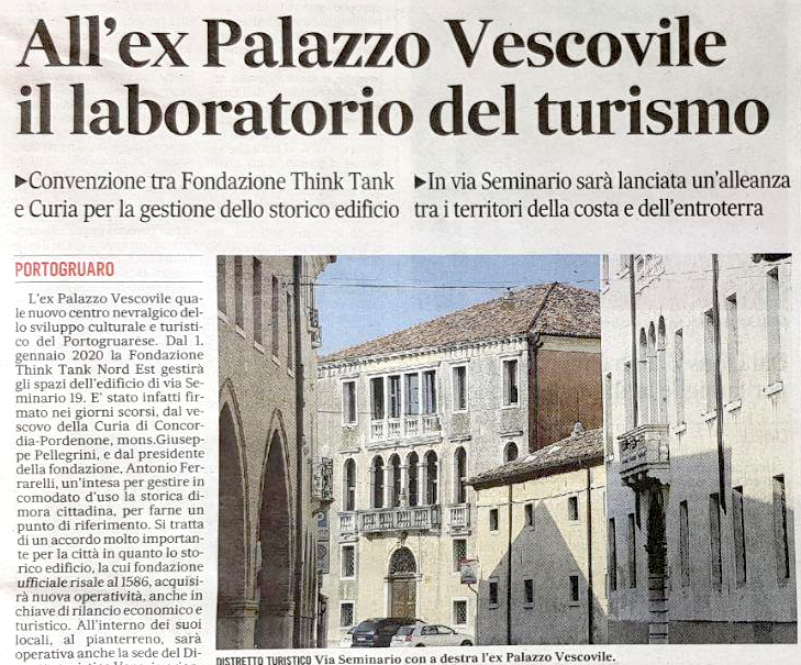 IL Distretto Turistico Venezia Orientale al Palazzo Vescovile di Portogruaro
