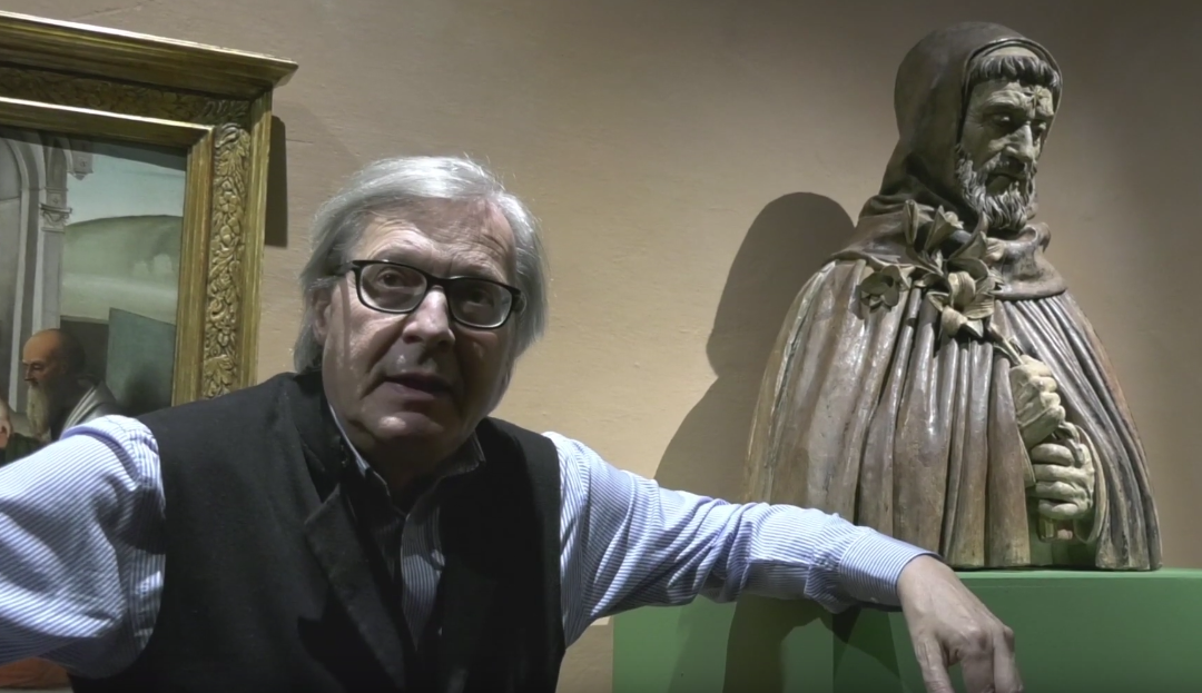 Vittorio Sgarbi presenta la mostra con La Collezione Cavallini Sgarbi a Portogruaro